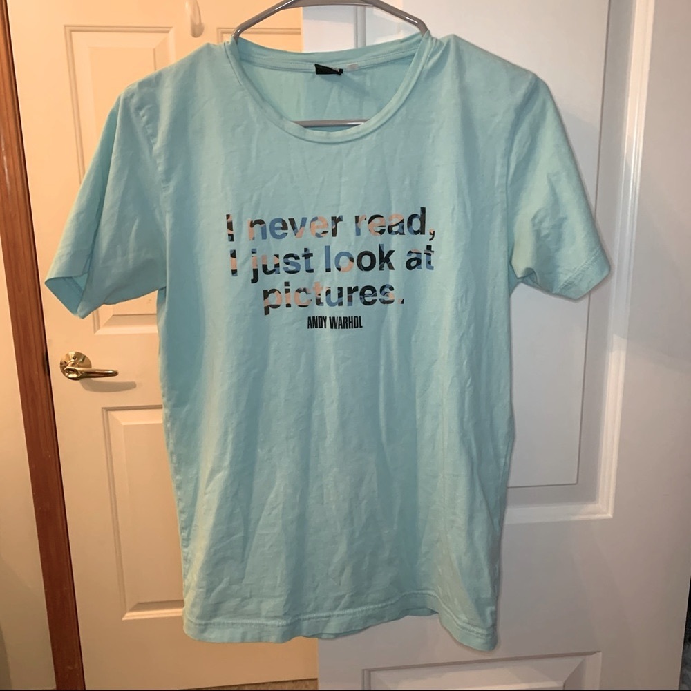 Andy Warhol Quote Graphic Tee Camo
